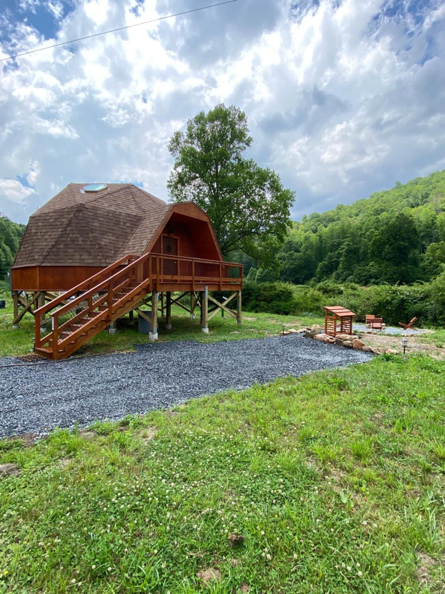 Natahala Glamping Red Dome #23 Villa Topton ภายนอก รูปภาพ