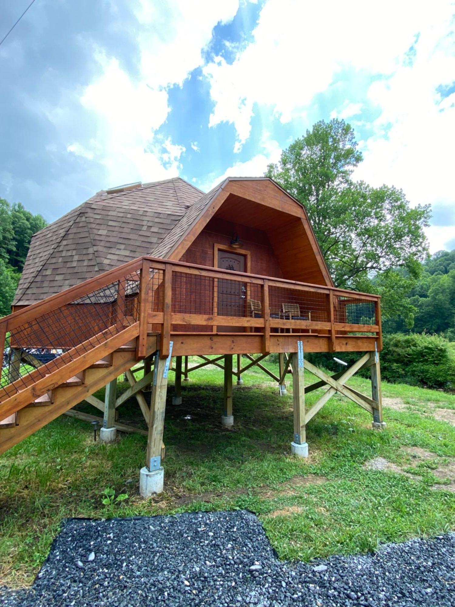Natahala Glamping Red Dome #23 Villa Topton ภายนอก รูปภาพ
